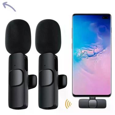 Imagem de Microfone Lapela Tipo C com Design Compacto e Discreto - VLPECOM