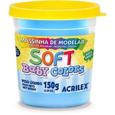 Imagem de Massa para Modelar SOFT 150G.AZUL Bebe BS Amido - Acrilex