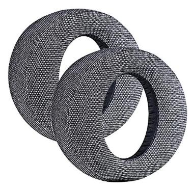 Imagem de TECKEEN Almofadas de ouvido para fones sem fio PS5 Pulse 3D - Cinza/Preto - Pano + Espuma de memória