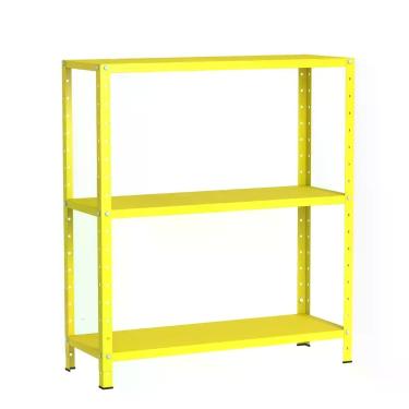 Imagem de Estante EAF007007 3 Prateleiras Aço 80CM Amarelo Elite Aço