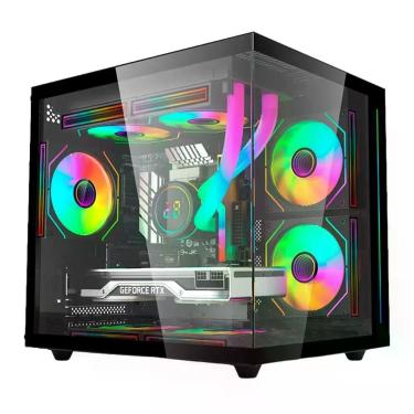 Imagem de Gabinete para Computador MT-G810WHV2 Tipo Aquário Micro ATX e Mini ITX