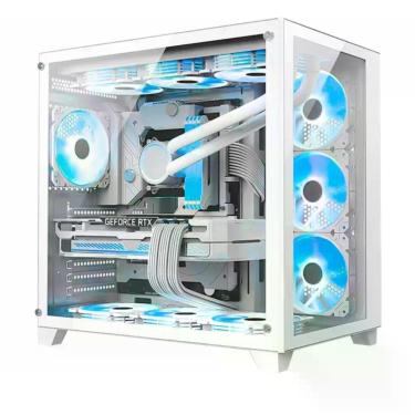 Imagem de Gabinete Gamer K-mex Space Atx White - Cg-w2r4 - Atx