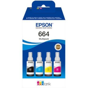 Imagem de Epson Frascos de tinta EcoTank 664 Genuine Multipack