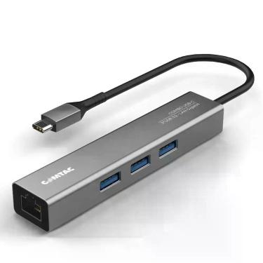 Imagem de Hub USB-C com 3 Portas USB 3.2 + LAN GIGAbit, 20139454 - COMTAC