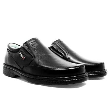 Imagem de Sapato Conforto Ortopédico Anti Stress Com Amortecedor 311 (Preto, BR, Adulto, Numérico, 42)