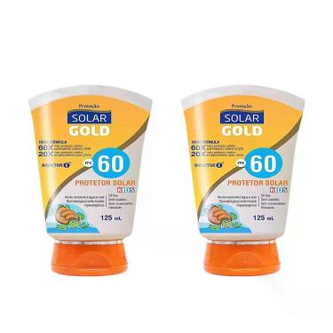 Imagem de Kit 2 Protetor Solar Kids Fps 60 Solar Gold 125ml - Nutriex