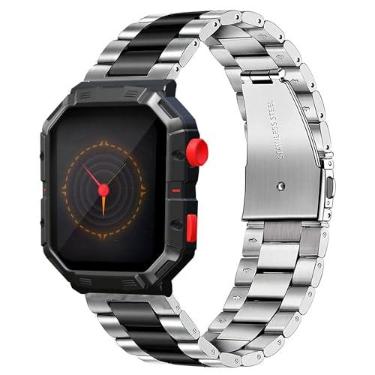 Imagem de Lamshaw Compatível com pulseiras de smartwatch Atari 2600, pulseiras de substituição de aço inoxidável de liberação rápida compatíveis com smartwatch Atari 2600, Onesize, Nylon, Sem Pedra Preciosa