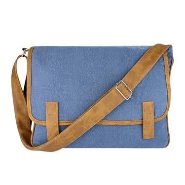 Imagem de Lenna's Pasta Transversal Bolsa Carteiro de Jeans L070 Delavê