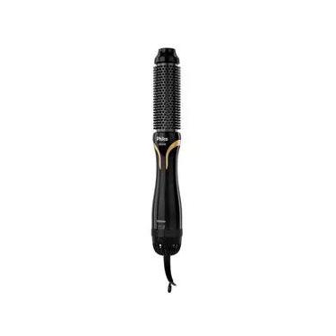 Imagem de Escova Secadora Philco PES33A Íons Tourmaline Preto/Dourado - Bivolt