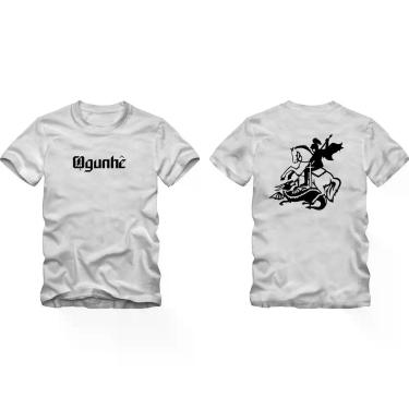 Imagem de Camiseta Ogunhê Ogum São Orixá São Jorge Umbanda Candomblé - BLACKCHIC