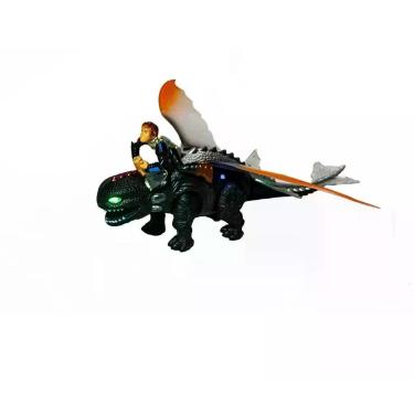 Imagem de Boneco de Brinquedo Dragão Banguela e Soluço Emite Som e Luz - Toys