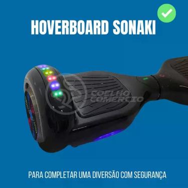 Imagem de Hoverboard Infantil Skate Elétrico Bluetooth - Preto Nº72