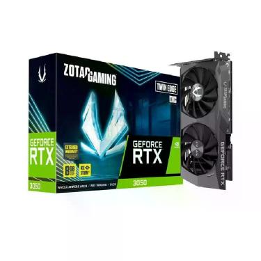 Imagem de Placa de vídeo zotac gaming geforce rtx 3050 6gb gddr6