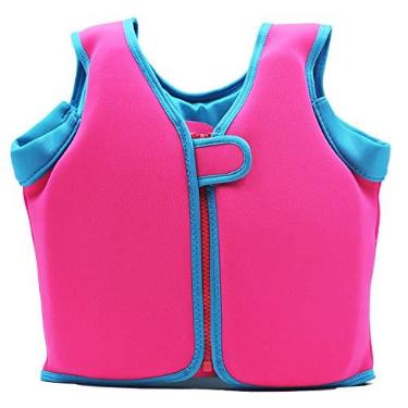 Imagem de Colete salva-vidas para bebês e crianças, colete salva-vidas para férias de verão boia infantil спасательный жилет colete salva vidas QW (Vermelho M)