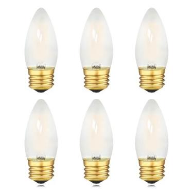 Imagem de LUMILECT Lâmpadas Led E26 Reguláveis, Equivalente A 25 W, 3000 K, Branco Suave, Base De 2 Watts, Lustre 200 Lm, Vela Foscas B11, Pacote Com 6