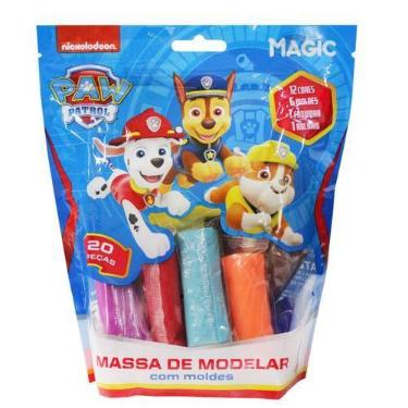 Imagem de Massa De Modelar Da Patrulha Canina Com 20 Peças Massinha Infantil Men