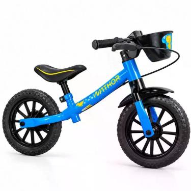 Imagem de Bicicleta Infantil 2a+ Aro 12 Freio a Tambor Azul Nathor Bicicletas