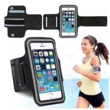 Imagem de Suporte Braçadeira Celular Corrida Academia universal - A.R Variedades