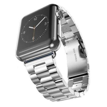 Imagem de Pulseira para Appele Waatch 42mnm 44mnm Classic Metal Prata - SWSTRAP