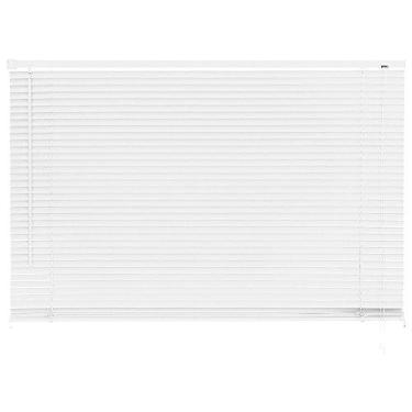 Imagem de Atlas - Persiana Horizontal de PVC e Lâmina de 25mm, Tamanho 120 x 130 cm, Cor Branca