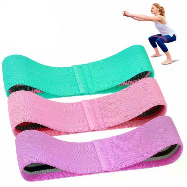 Imagem de Kit Super Band 3 Intensidades Elástico Extensor Cross - TREINO