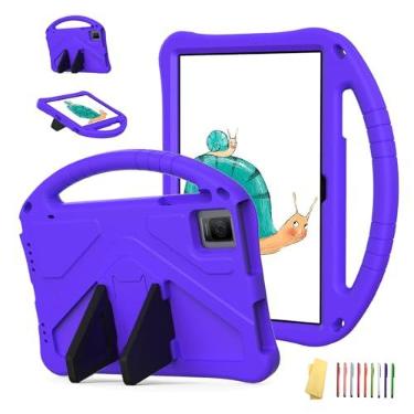 Imagem de UUcovers Capa infantil para T-Mobile REVVL Tab 26.3 cm (2023) e Blackview oscal pad 15 (2023) 26.3 cm/Tab 11 WiFi 2023/Tab 11 se 2023/Tab 11 2021/TCL Tab 10 Gen 2 26.3 cm 2023, Roxo