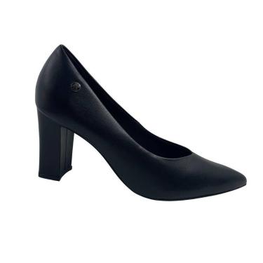 Imagem de Sapato Scarpin Feminino Bottero em Couro Preto 376902 - Preto 38, Pret