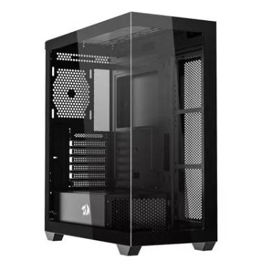 Imagem de Gabinete Gamer Mid Tower Sem Fan Sem Fonte Ca-609b Deflect Preto Redragon
