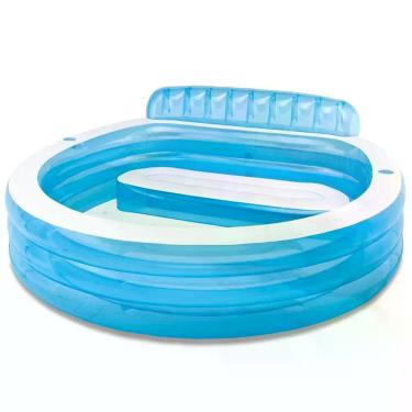 Imagem de Piscina Familiar Inflável Lounge com Assento 590L Intex