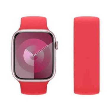 Imagem de Pulseira De Silicone Solo Loop Para Apple Watch De 44mm 45mm 46mm 49mm