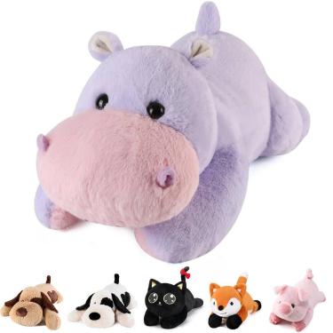 Imagem de Hipopótamo meóstástico de pelúcia pesado 22 cm 2 kg de pelúcia - meowt