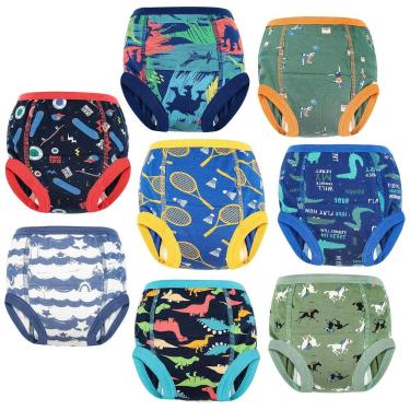 Imagem de Cuecas de Treinamento MooMoo Baby 8 Unidades Algodão para Crianças