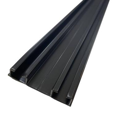Imagem de Trilho Suíço Max simples preto 6,50m - ART DECORAR, Bucha comum