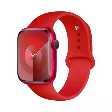 Imagem de Pulseira De Silicone Esportiva De 49mm 44mm 45mm 40mm 41 42mm 46mm Par