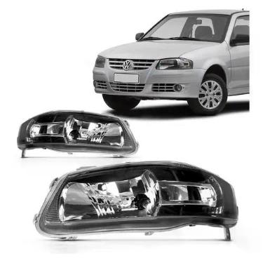 Imagem de Farol dianteiro gol g4 2005 a 2014 mascara negra power lado esquerdo o