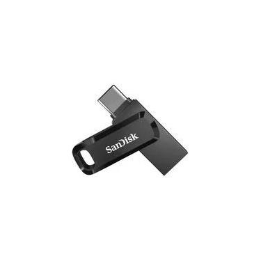 Imagem de Pen Drive 64GB SanDisk Ultra Dual Drive Go, USB-A/C 3.2, Leitura de 300MB/s, Preto - SDDDC3-064G-G46