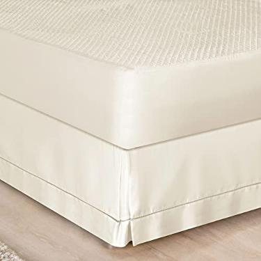 Imagem de Saia para Cama Box Queen Bia Enxovais Palha Tecido