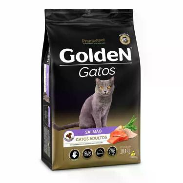 Imagem de Ração Golden Gato Adulto Salmão 10,1kg Premium Especial para Gatos Adu