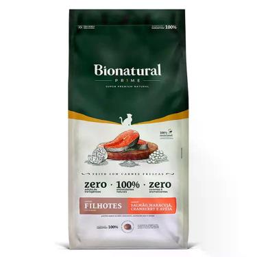 Imagem de Ração Bionatural Prime para Gatos Filhotes Sabor Salmão 1,5Kg