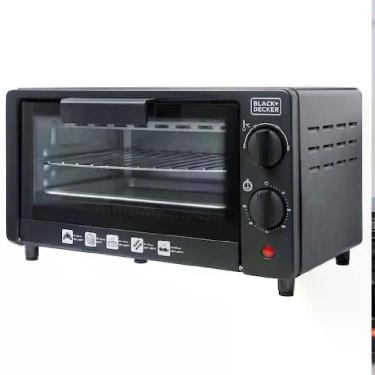 Imagem de Forno Elétrico de Bancada Black + Decker FT9N-B2 9L 800W com Timer Preto 220V
