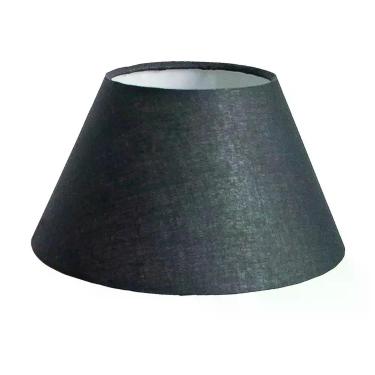 Imagem de Cúpula para abajur luminaria 14x36x23cm tecido algodão soquete Naciona