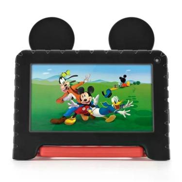 Imagem de Tablet Multilaser Mickey NB413 7" 64GB Quad Core Wi-Fi Preto Multilaser