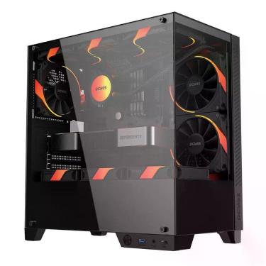 Imagem de Gabinete Gamer Forcefield Twr Black Vulcan - Gfftwrbv
