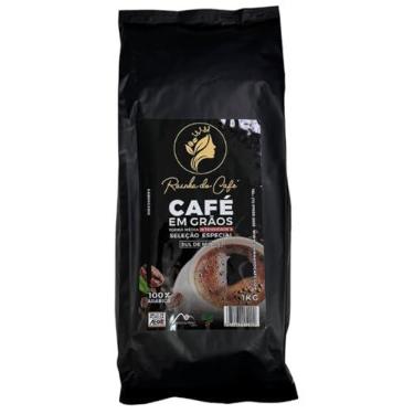 Imagem de Café em Grãos 100% Arábica- Rainha do Café - 1Kg