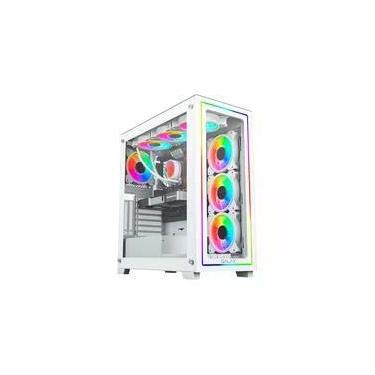 Imagem de Gabinete Galax Omega White, Mid Tower, ATX, Frontal de Vidro, 4x FANs, Branco - GLX-OMEGAW-2068