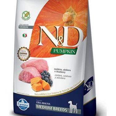 Imagem de Ração P/caes Adultos N&d Pumpkin Cordeiro Medium 10,1kg