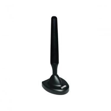 Imagem de Antena Digital Interna e Externa Vhf-uhf-hdtv Proeletronic com Base Magnética e Cabo 3m para Sinal Hd