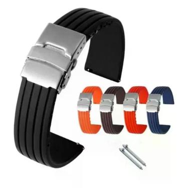 Imagem de Pulseira Deployant Compatível Com Smartwatch Colmi P42 20mm - Poolsy, 