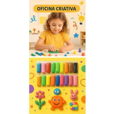 Imagem de Massa EVA para Atividades Educativas 250g 20 Cores - arts