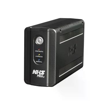 Imagem de Nobreak NHS Mini 4 600VA Mono E. 120 / S. 120V Bat 1x7Ah / 12V 6 tomad